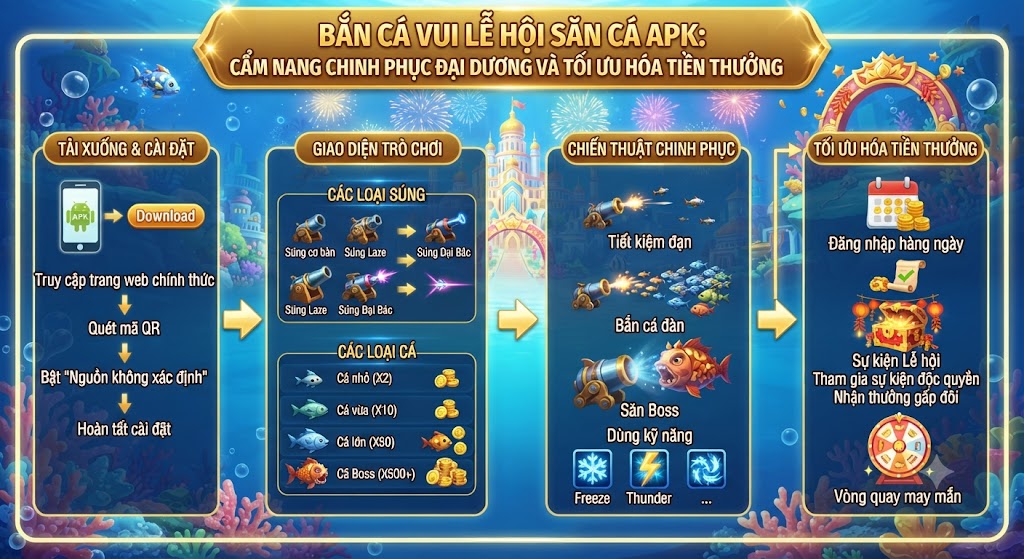 bắn cá vui lễ hội săn cá apk