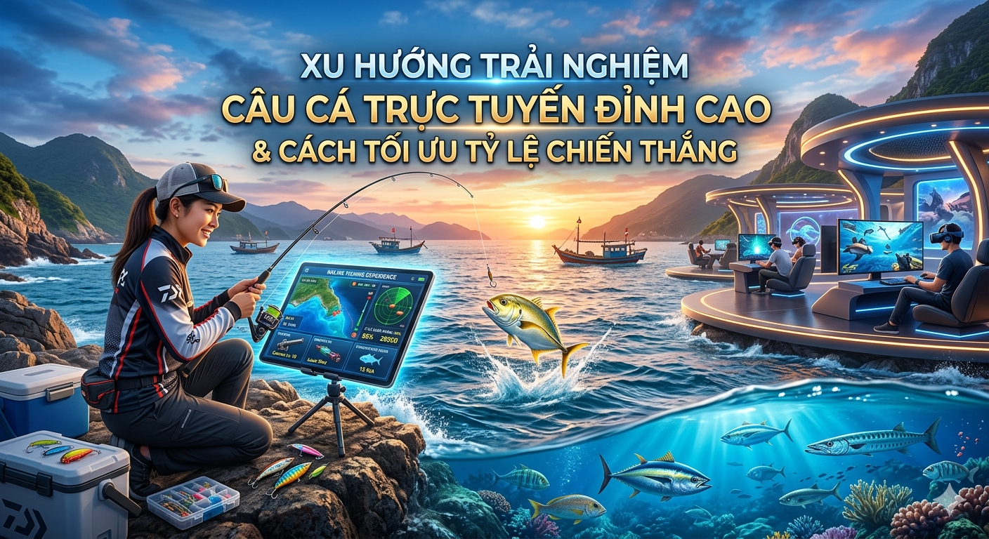 trải nghiệm câu cá trực tuyến